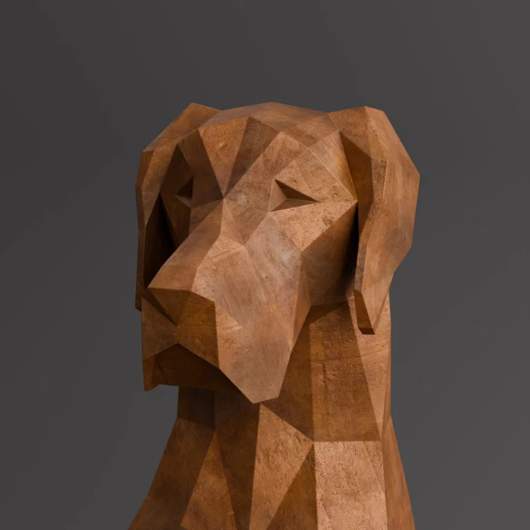 Sculpture Maroc Sculpture Chien Allemand Origami