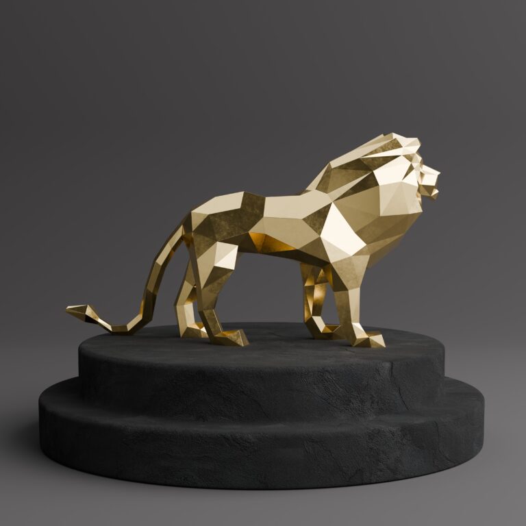 Sculpture Maroc Sculpture de Lion Origami